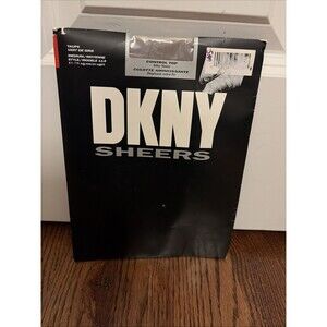 DKNY Sheers Pantyhose Control Top Sheer Color Taupe Size Medium NWT